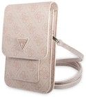 Guess 4G Triangle Phone Bag with Strap (iPhone) - Rosa