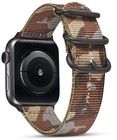 Trolsk Nylon Camouflage Band (Watch 42/41/40/38mm) - Mrkbrun