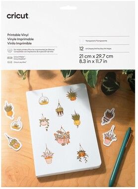 Cricut Joy Xtra Printable Vinyl A4 12-pack