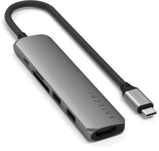 Satechi 6-in-1 USB-C Slim Multiport Adapter