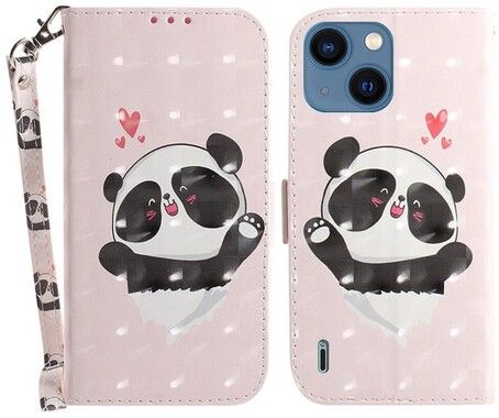 Trolsk Cute Panda Wallet (iPhone 15 Plus)