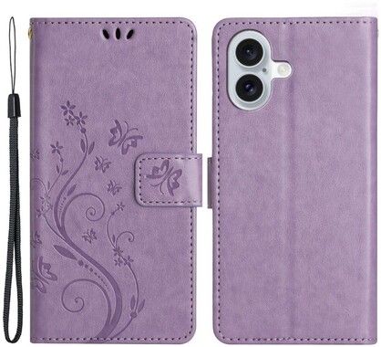 Trolsk Imprint Flower Wallet (iPhone 16)