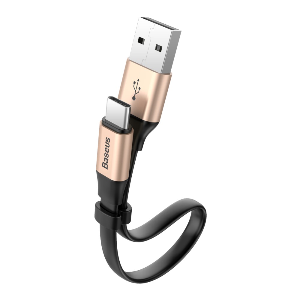 Baseus Portable USB-C Cable - 23 cm - Guld