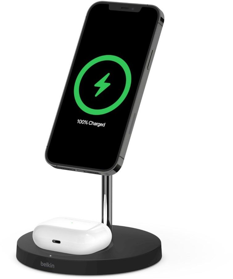 Belkin MagSafe 2-in-1 Wireless Charger Stand Pro - Vit