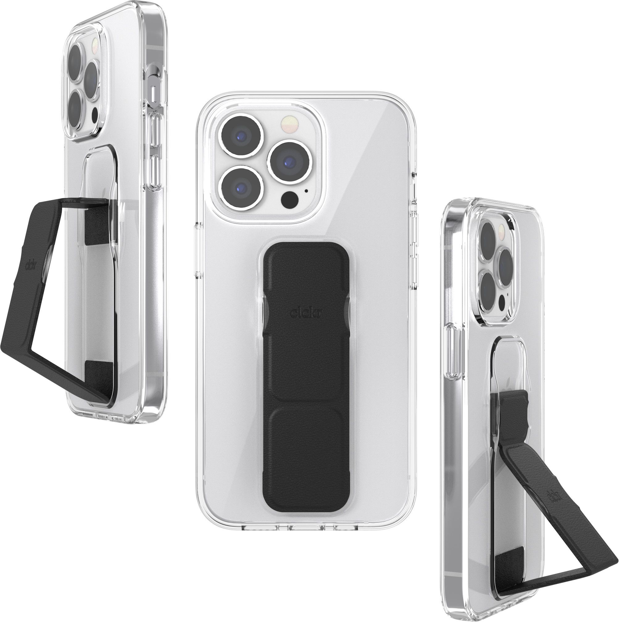 CLCKR Clear Stand & Grip Case