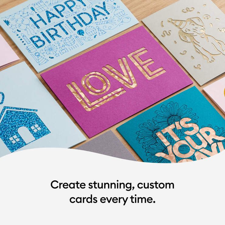 Cricut Cutaway Cards R10 Sampler 18-pack - Pastel