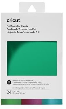 Cricut Foil Transfer Sheets Sampler 10 x 15 cm 24-pack - Ruby