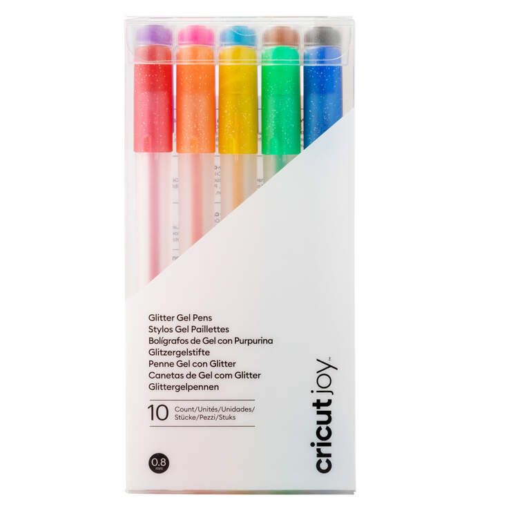 Cricut Joy Glitter Gel Pens 0,8mm 10-pack