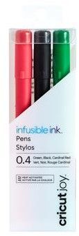 Cricut Joy Infusible Ink Fine Point Pen Set 3-pack - Svart, röd & grön