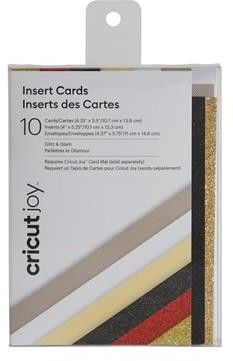 Cricut Joy Insert Cards 10,7 x 13,9 cm - 10-pack - Glitz & glam