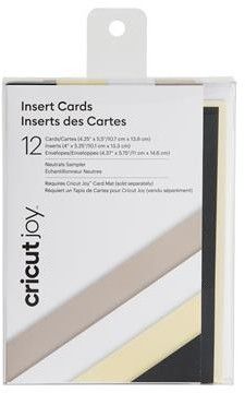 Cricut Joy Insert Cards 10,7 x 13,9 cm - 12-pack - Macaroons