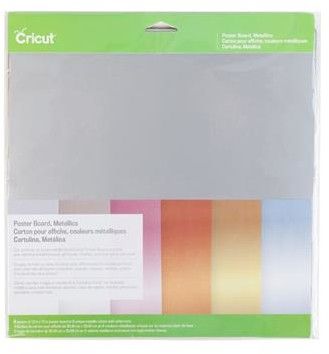 Cricut Poster Board 6-pack - Metallisk