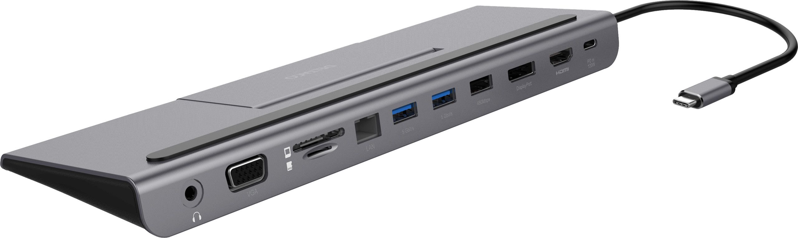 Deltaco Usb C Docking Station With Ports