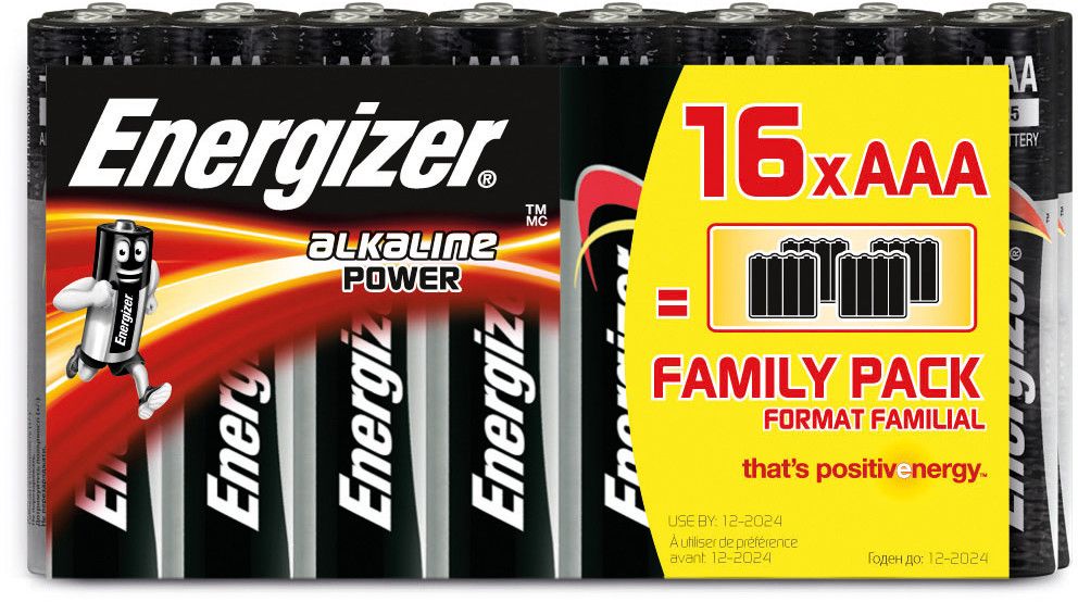 Energizer Alkaline Power AAA/LR03 - 4-pack