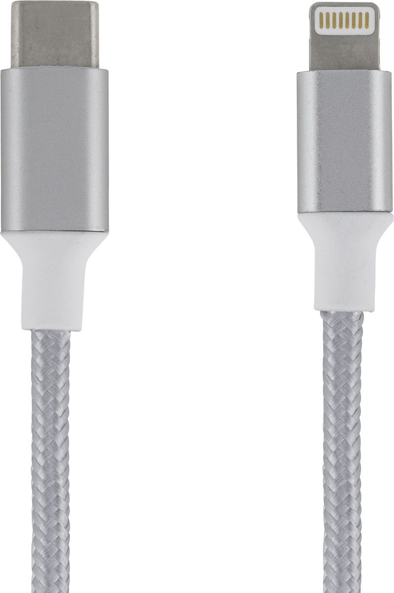 Epzi USB-C till Lightning-kabel - 2 meter - Silver