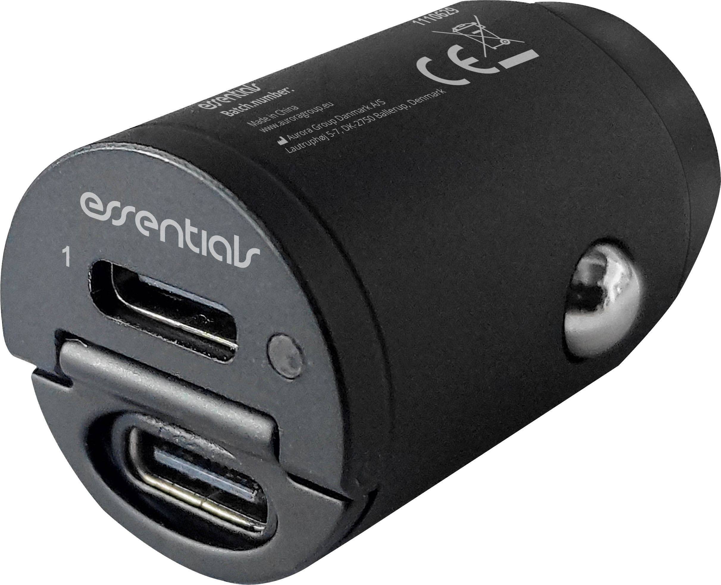 Essentials Dual Car Charger PD 30W