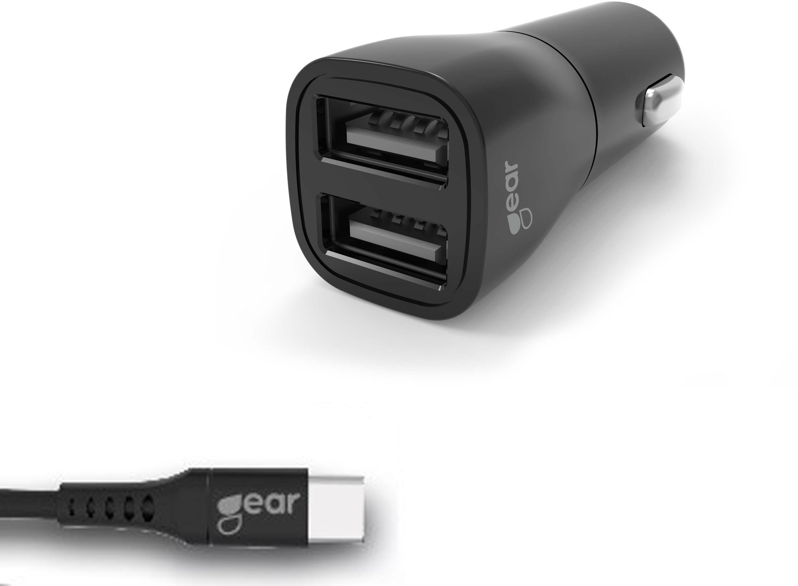 Gear Billaddare 2xUSB-A 3.4A