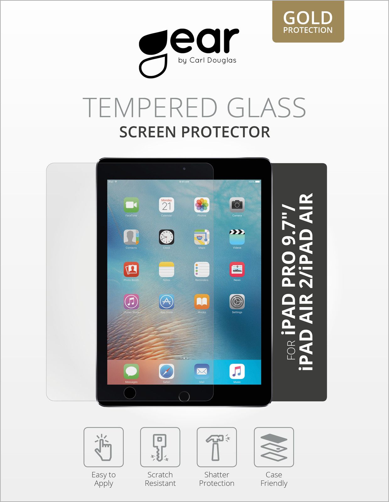 Gear Tempered Glass