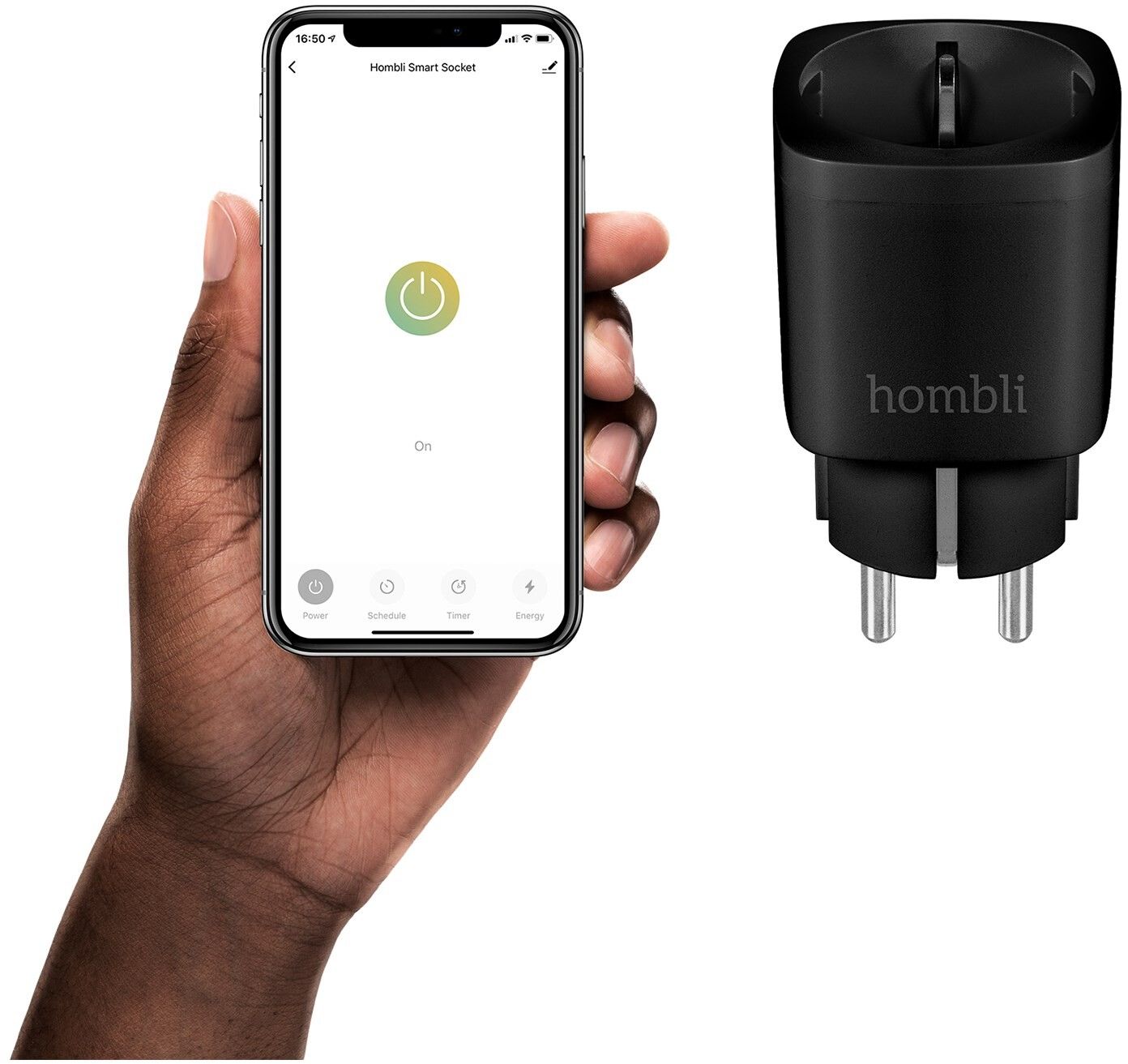 Hombli Smart Socket EU - Vit