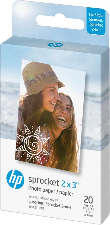 HP Sprocket Luna Zink Paper 2x3" - 20-pack