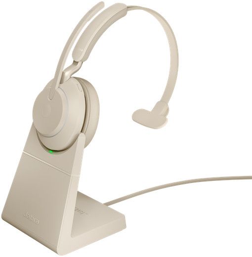 Jabra Evolve2 65 Mono inkl. Laddningsställ - Svart UC USB-A