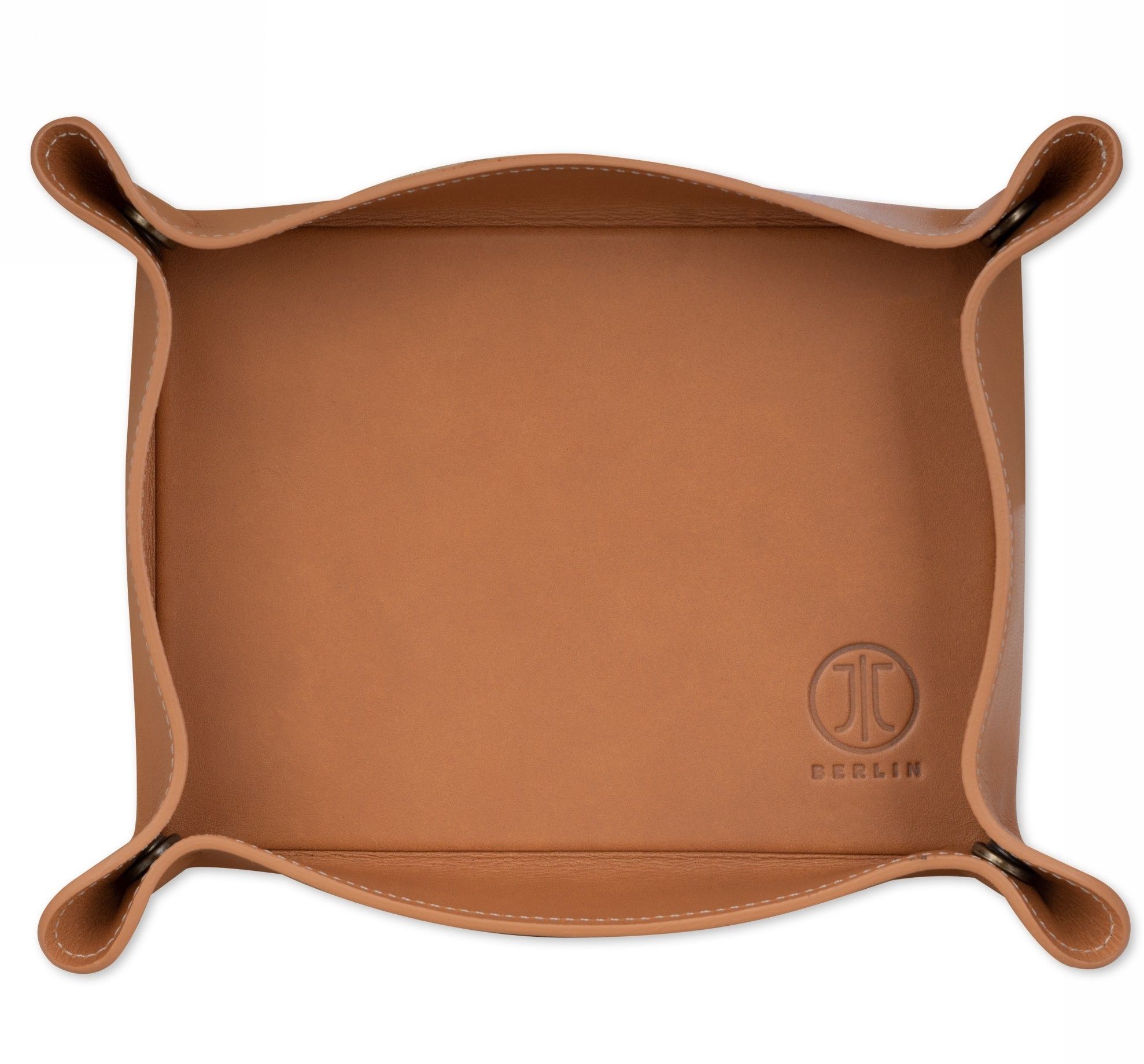 JT Berlin Leather Desk Tray Kreuzberg - Svart