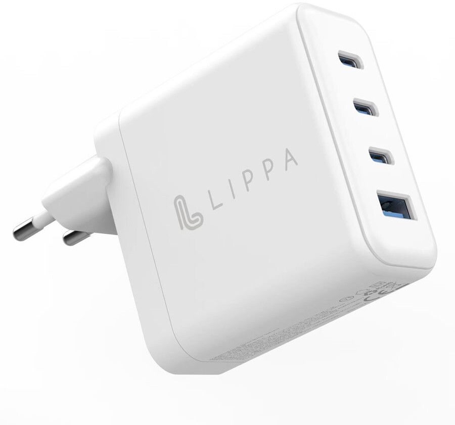 Lippa Wall Charger 3xUSB-C+USB-A PD 100W