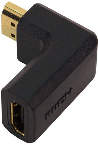 LogiLink vinklad HDMI-adapter - hane till hona