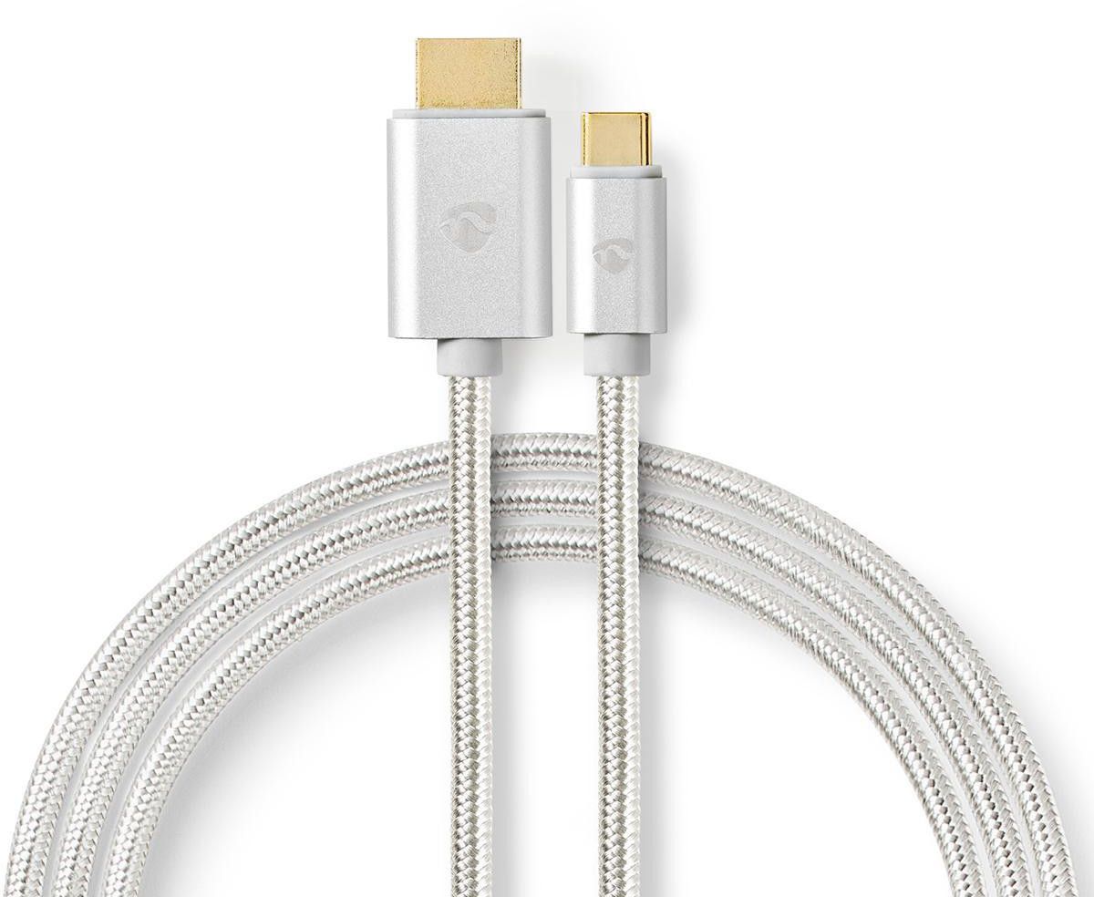 Nedis Fabritallic USB-C to HDMI Cable