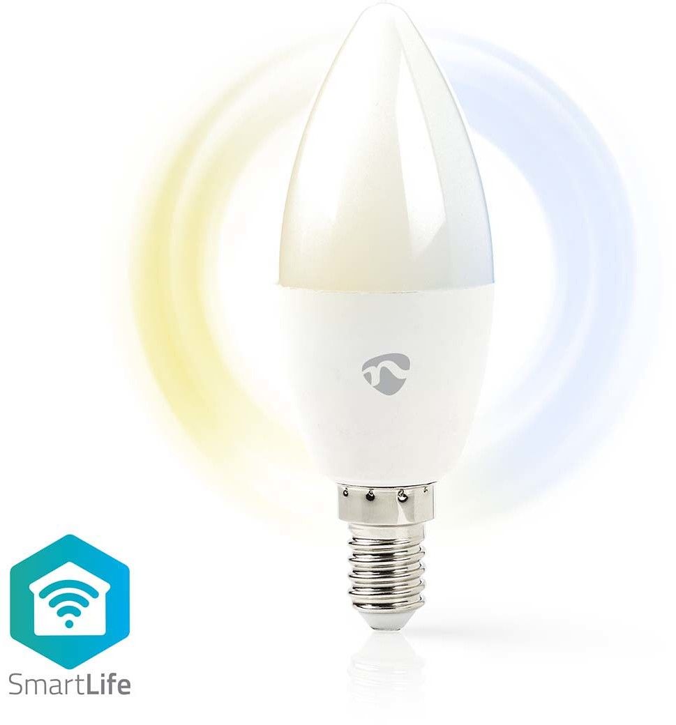 Nedis SmartLife Wi-Fi Smart LED Bulb E14 4,9W 2700-6500K