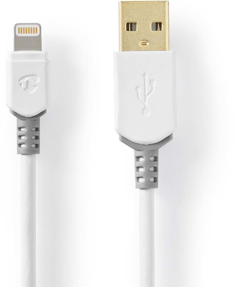 Nedis USB-A 2.0 to Lightning Cable - 2 meter