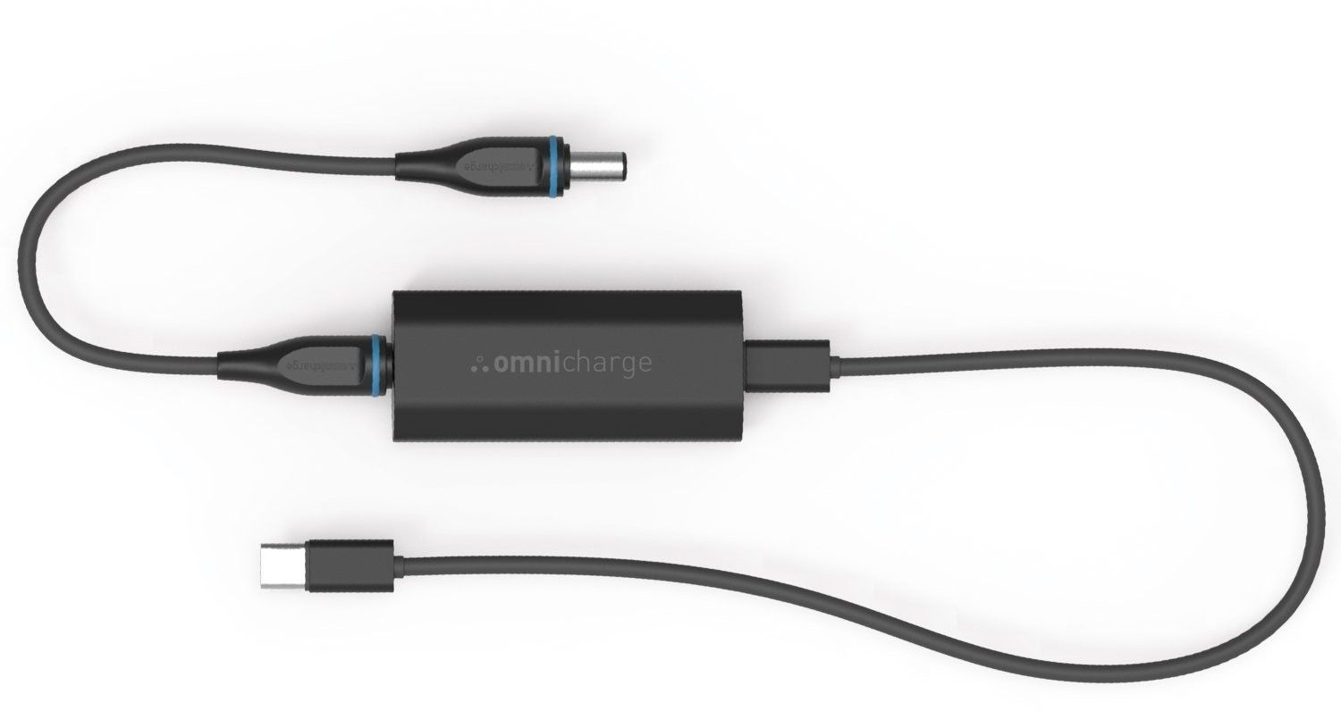 Omnicharge DC till USB-C Laddkabel