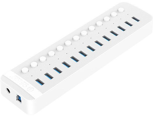 Orico 13 Multi-Port Hub With Individual Switches - Svart