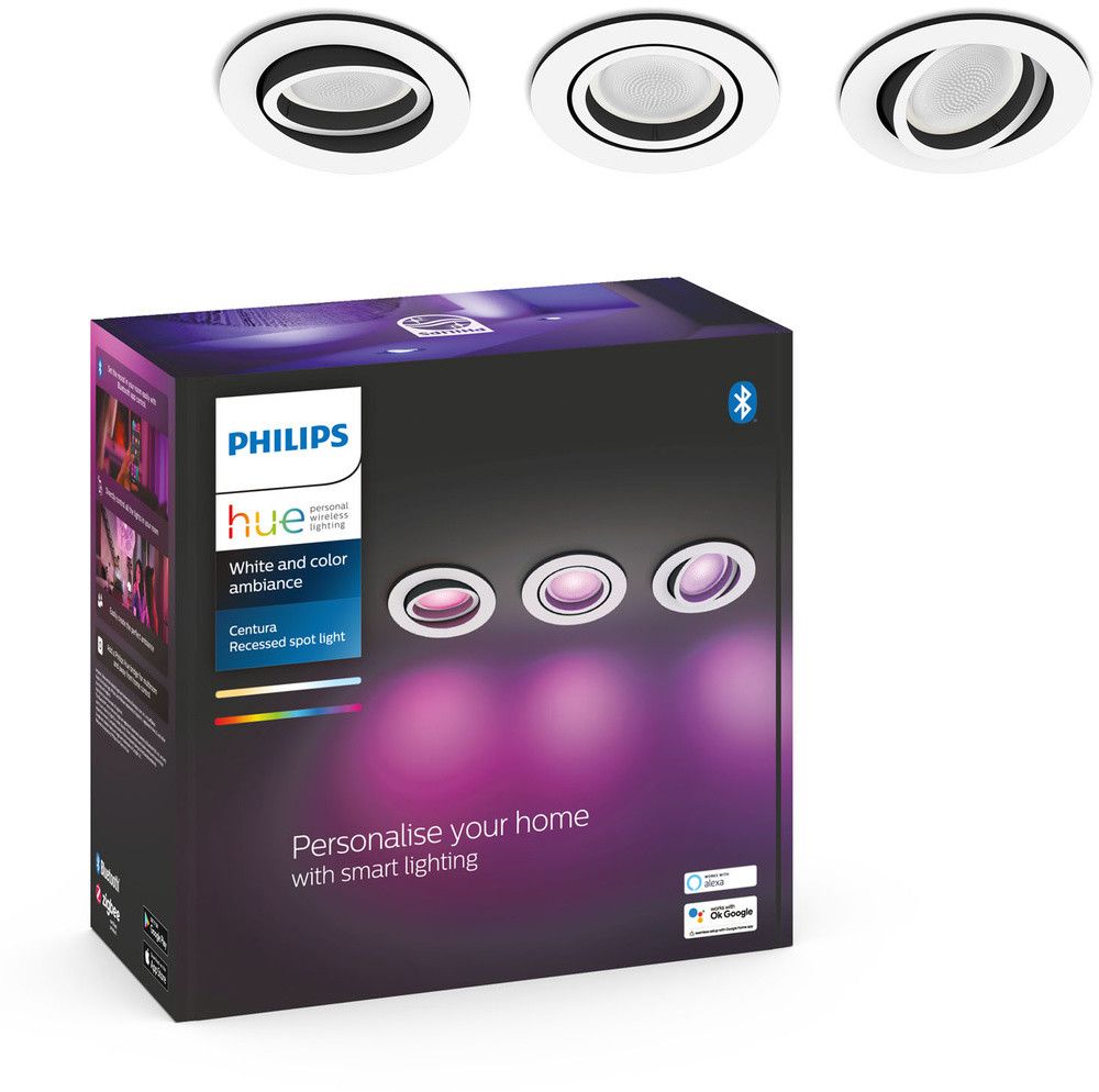 Philips Hue Centura Infälld Spot Rund - Vit 1-pack