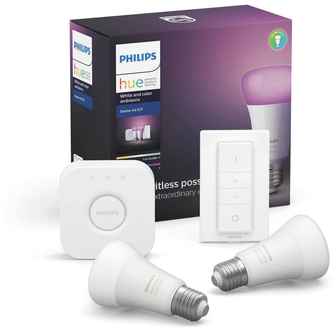 Philips Hue Startkit White/Color 2xE27