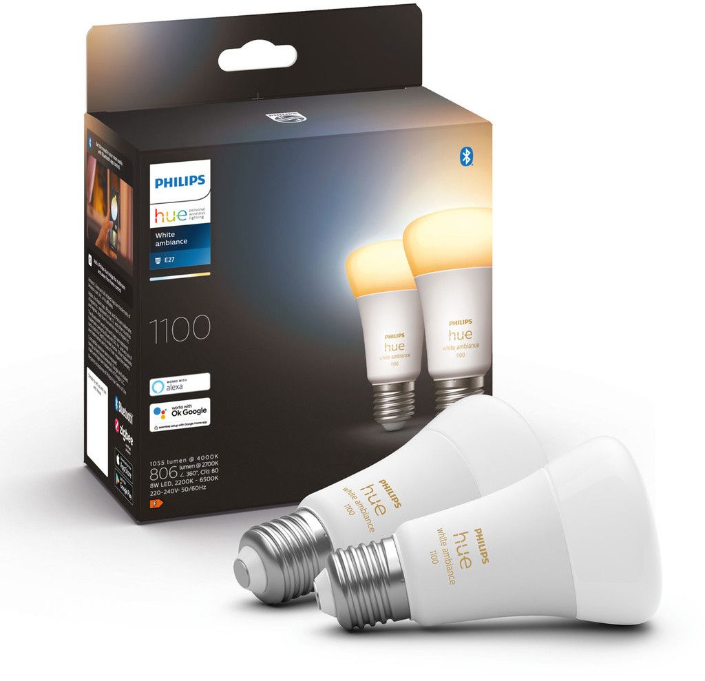 Philips Hue White Ambiance E27 A60 1100lm - 1-pack