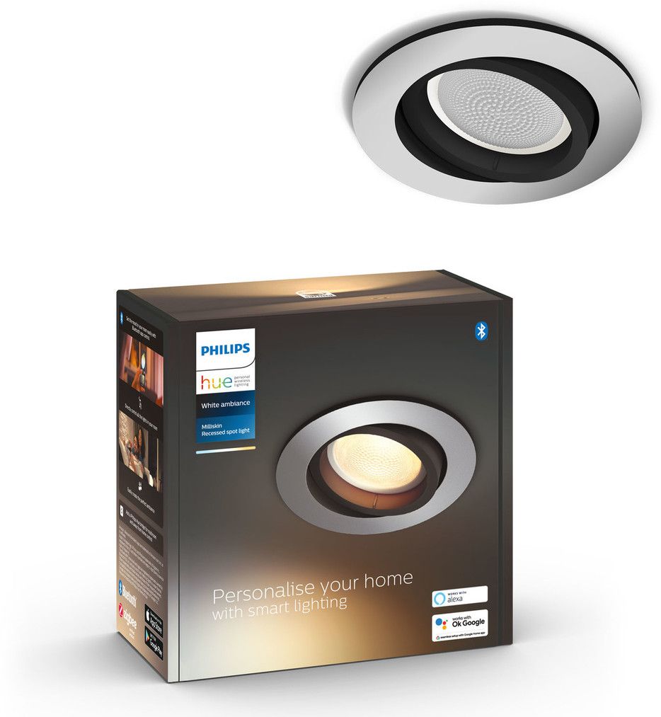 Philips Hue White Ambiance Milliskin Spolight - Vit 3-pack