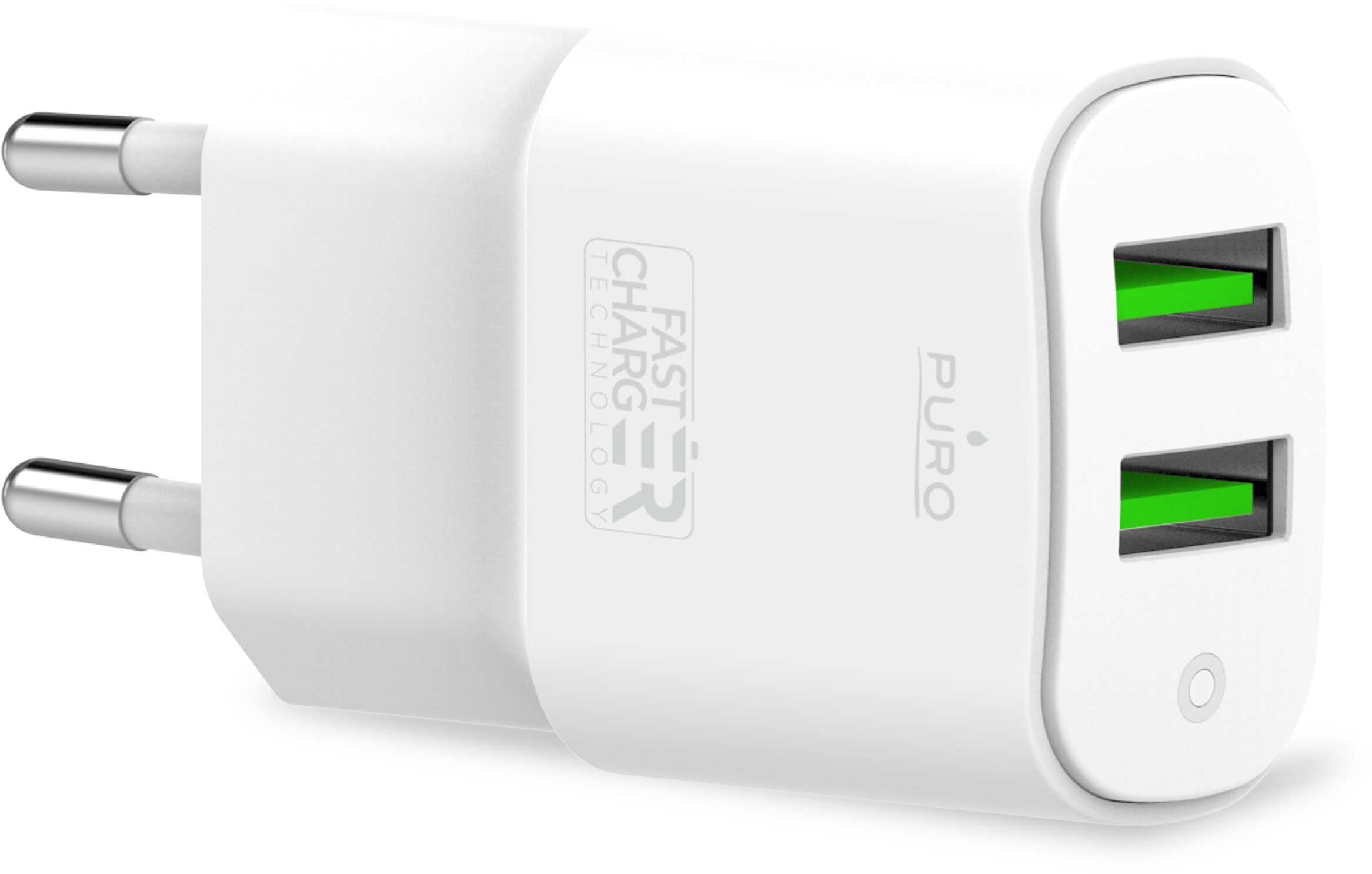 Puro Wall Charger 2xUSB-A 12W