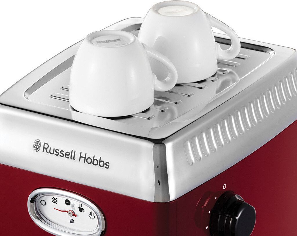 russell hobbs retro espresso coffee machine