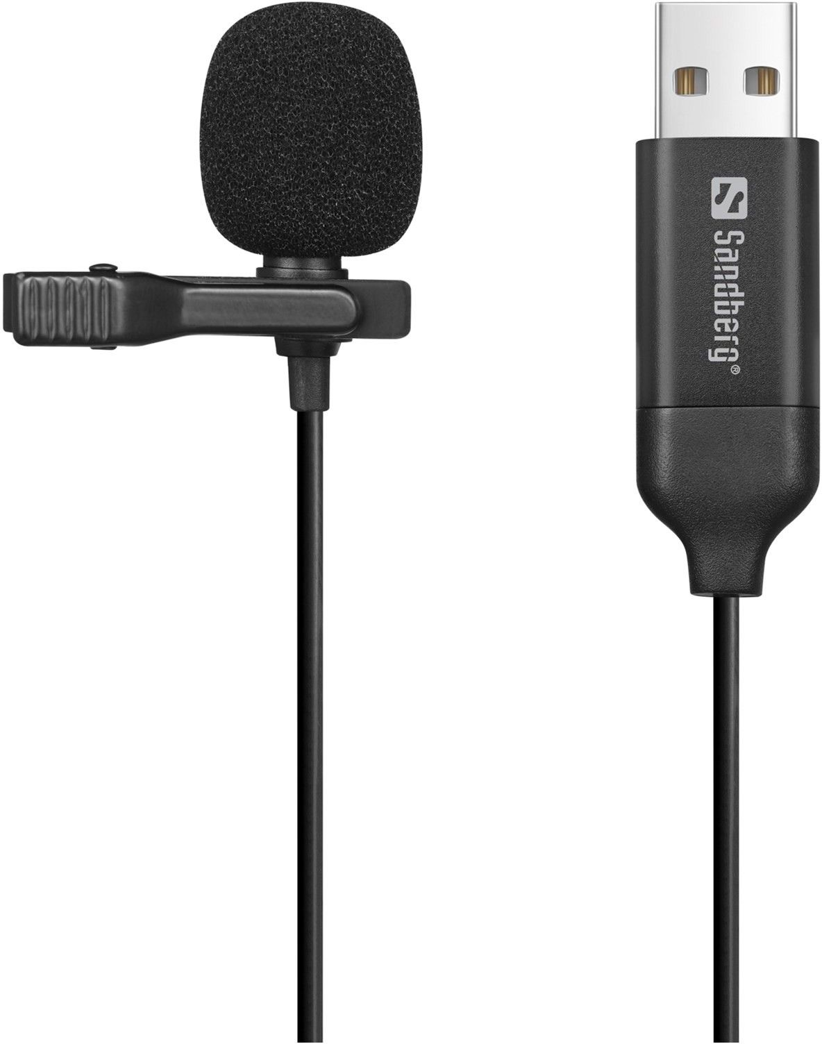 Sandberg Streamer USB Clip Microphone