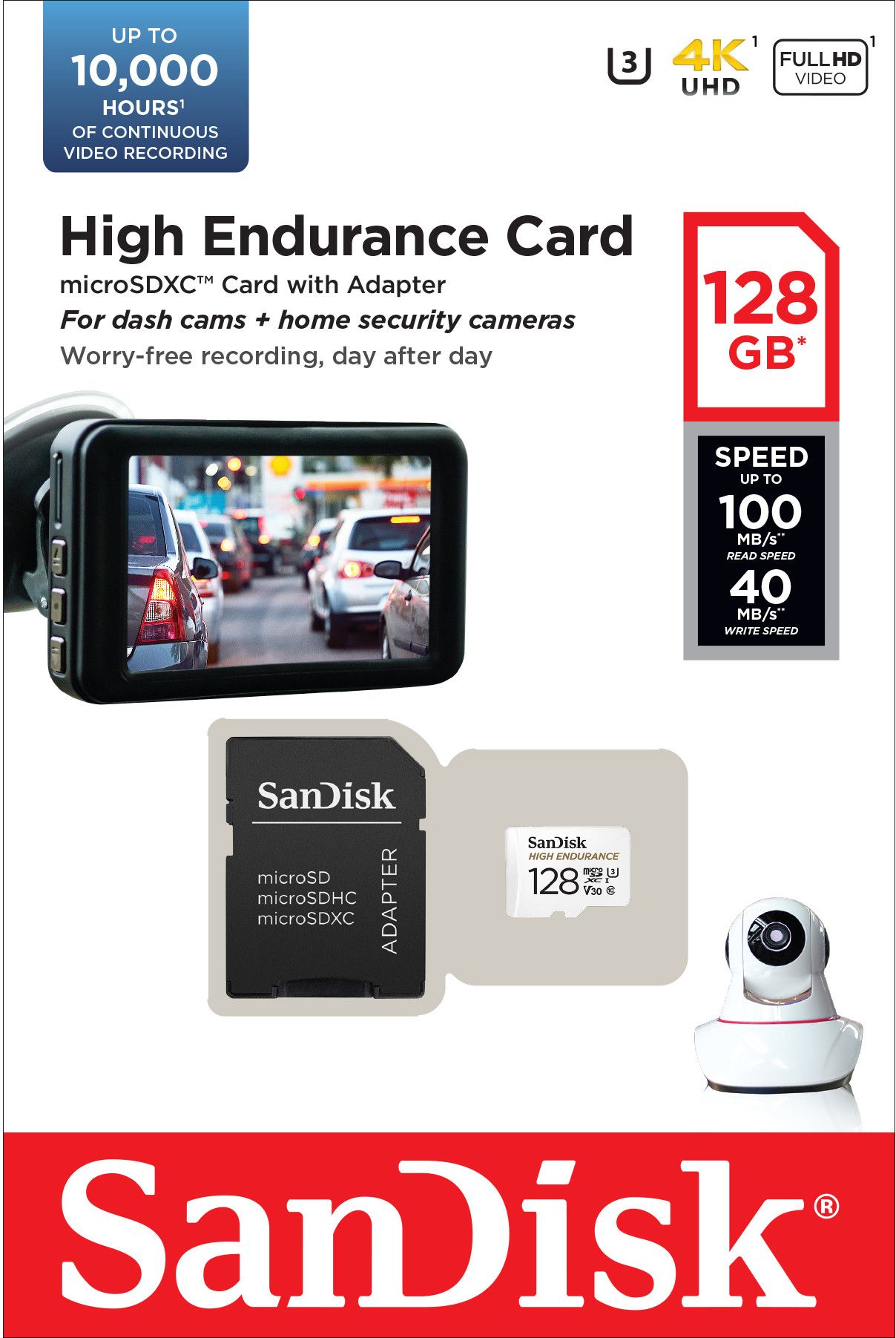 SanDisk MicroSDXC High Endurance Card - 256GB