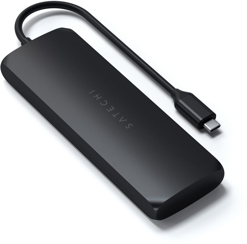 Satechi USB-C Hybrid Multiport Adapter - Svart