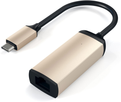 Satechi USB-C to Gigabit Ethernet Adapter - Grå