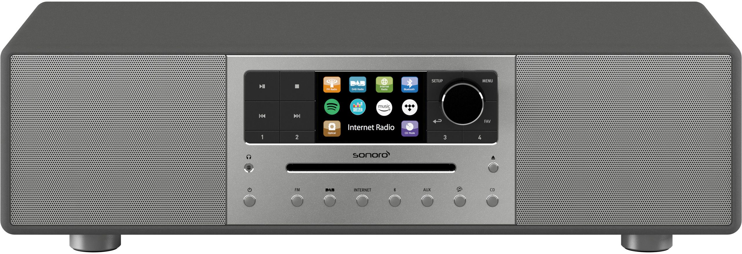 Sonoro Meisterstück - All-in-One Audio System - Silver