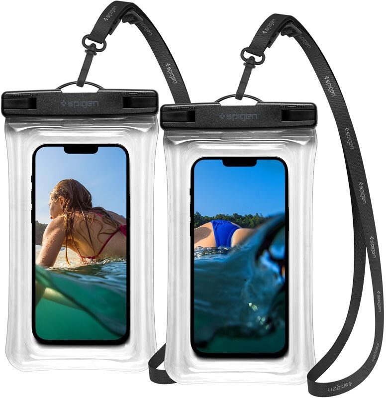 Spigen Aqua Shield Waterproof Floating Case A610 2-Pack - Svart