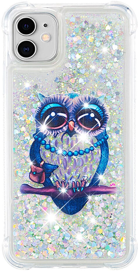 Trolsk Liquid Glitter Case - Owl