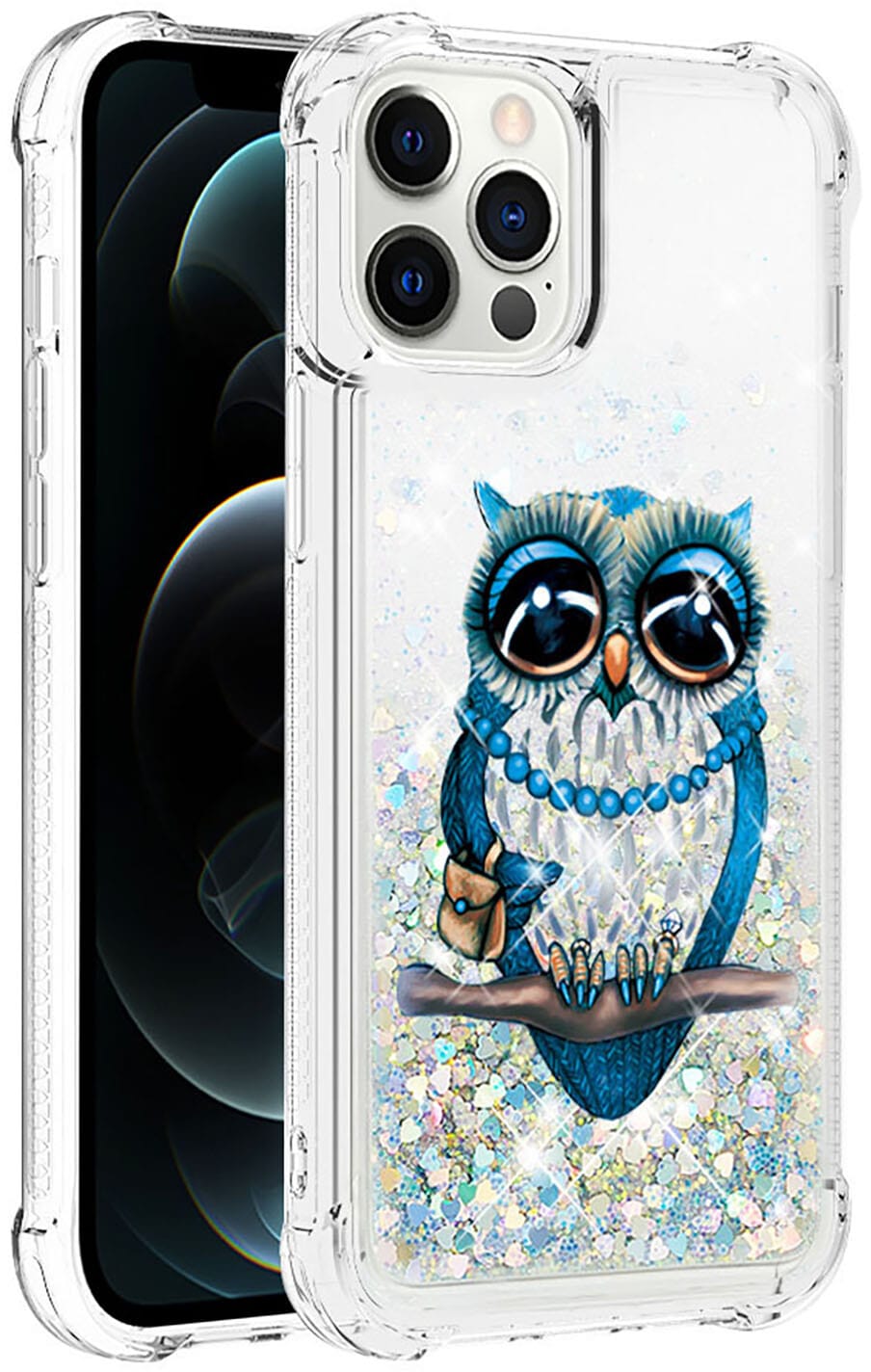 Trolsk Liquid Glitter Case - Owl