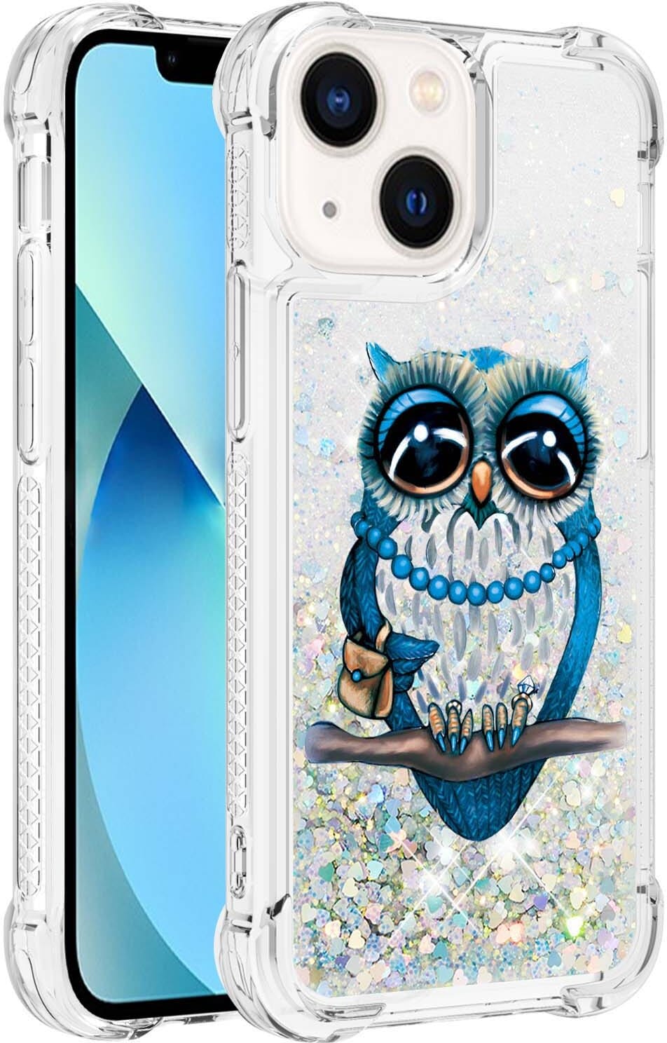 Trolsk Liquid Glitter Case - Owl