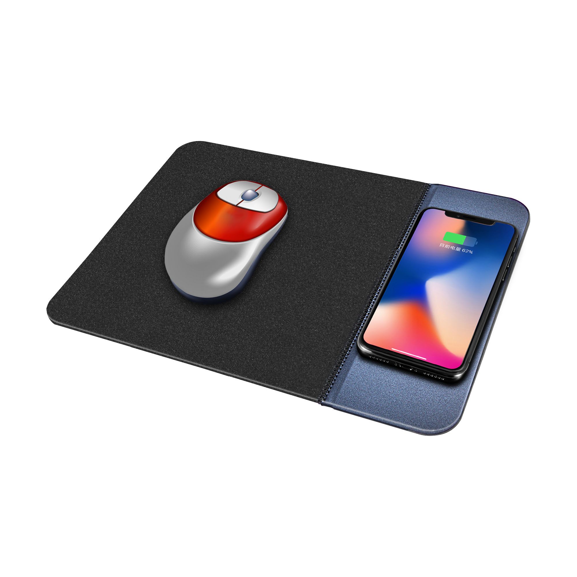 Trolsk Mouse Pad S2 with Wireless Charging - Rosa