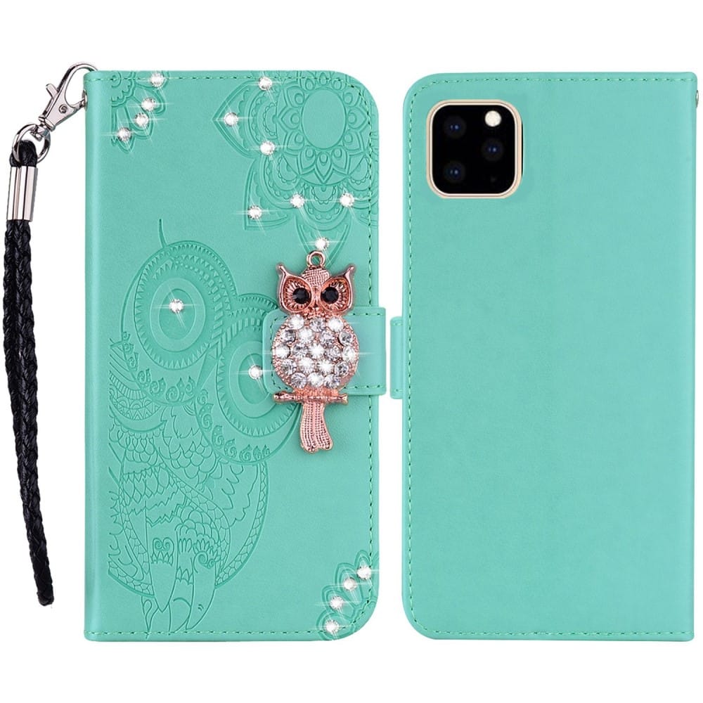 Trolsk Rhinestone Owl Wallet